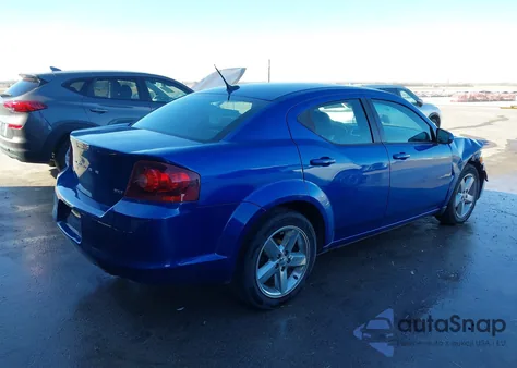 2014 Dodge Avenger Sxt from USA, damaged, VIN 1C3CDZCB6EN127935